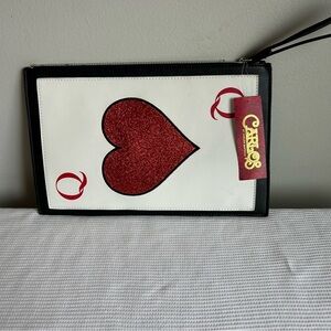 Carlos by Carlos Santana Red Heart Clutch